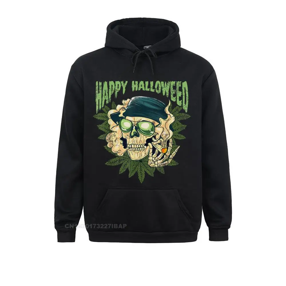 

Happy Halloweed Halloween Weed Pot 420 Men Sweatshirts Cool Long Sleeve Hoodies Printed On Sportswears