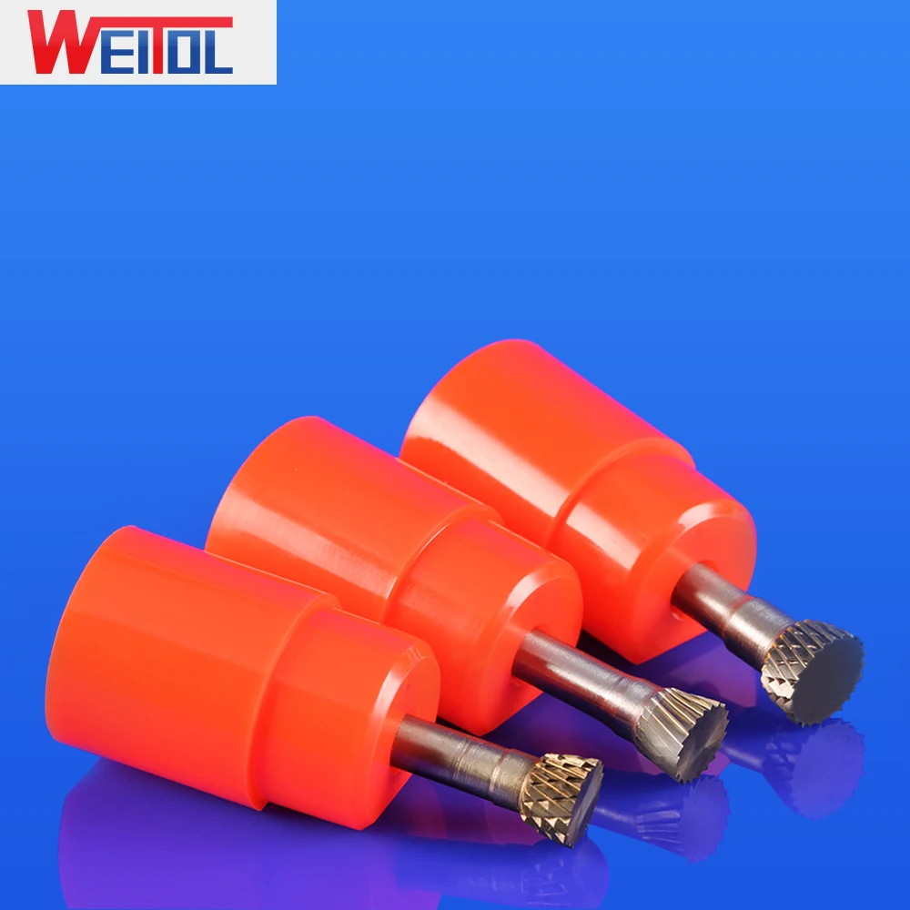 WeiTol نوع N نتوءات دوارة من كربيد التنغستن NX1213M06 قواطع المطحنة أدوات دريمل أدوات الطحن الكهربائية