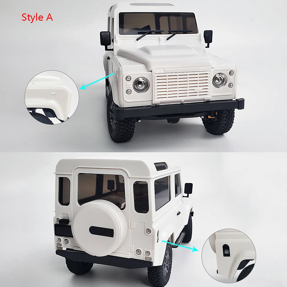 AXSPEED Hard Plastic Car Shell Body Kit tergicristalli paraurti Light Cover per Kyosho Jimny JEEP 32521 1/18 RC Crawler Car Model Parts