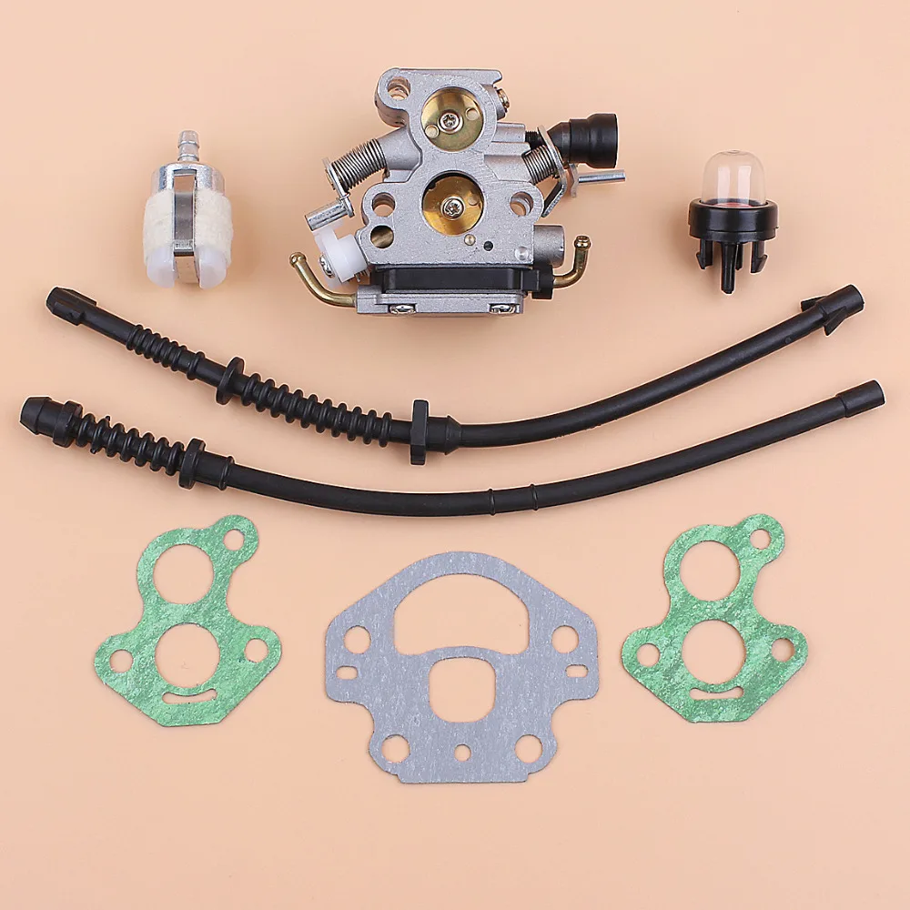 Carburetor Gasket Fuel Hose Filter Kit For Husqvarna 435 440 435E 440E Jonsared CS410 CS2240 Chainsaw Zama C1T-EL41A