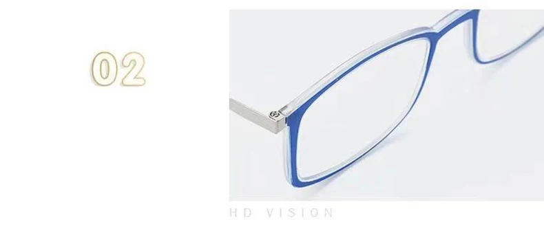 Sighttoo Anti Blue-Ray Universal Ultradünne Lesebrille für Männer und Frauen zum Versenden tragbarer Handy-Brillenetui +1,5 – Detail 21
