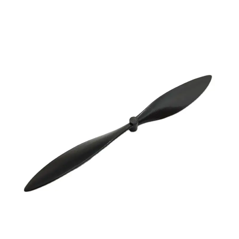 2PCS 2-Blade Positive Propeller Length 100mm Model Paddle Screws Hole 0.95mm PC Black Prop for DIY Micro Plane RC 6-7mm Motor