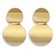 Big Geometric Drop Earrings for Women #4