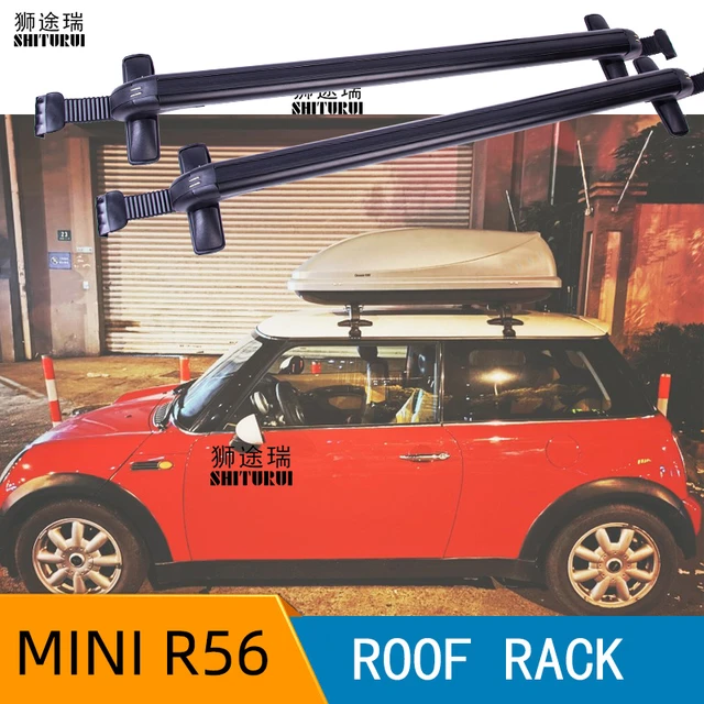 2個屋根バーミニクーパーs R56 2006-2013 clubman (R55) アルミ合金サイドバー