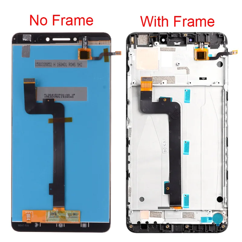 Mi Max 2 LCD For Xiaomi Mi Max 2 Display With Frame Touch Screen Digitizer Glass Assembly 6.44