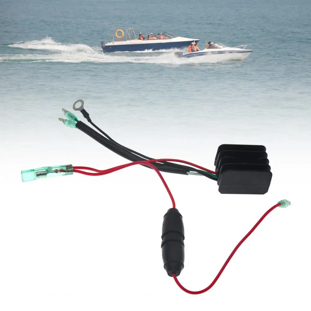 Voltage Regulator Replacement Boat Marine Voltage Rectifier 6G1-81970-61 for Yamahas 25-70 HPs 1984-2001 Outboard Engine