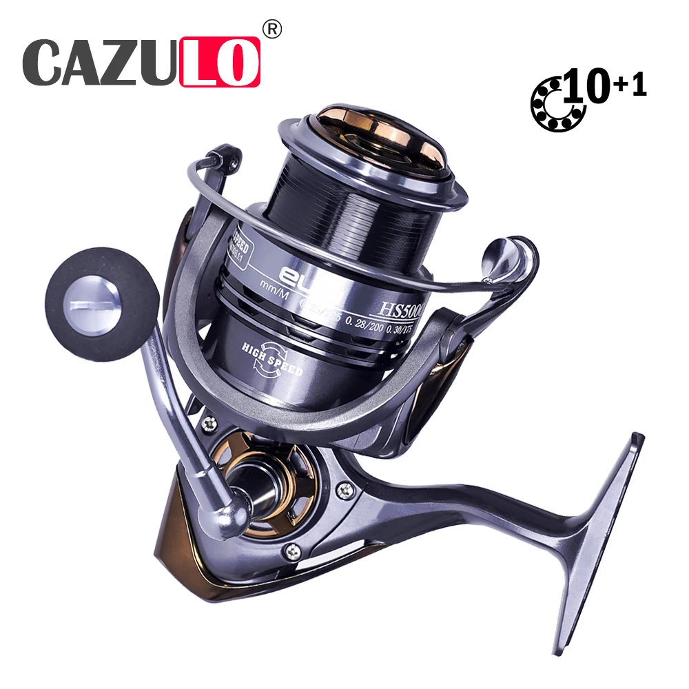 

New Fishing Equipment Spinning Reel 8KG Drag 10+1BB Speed 7.1:1 Carretilha De Pesca Moulinet Peche A La Carpe En Mer Perfil Alto