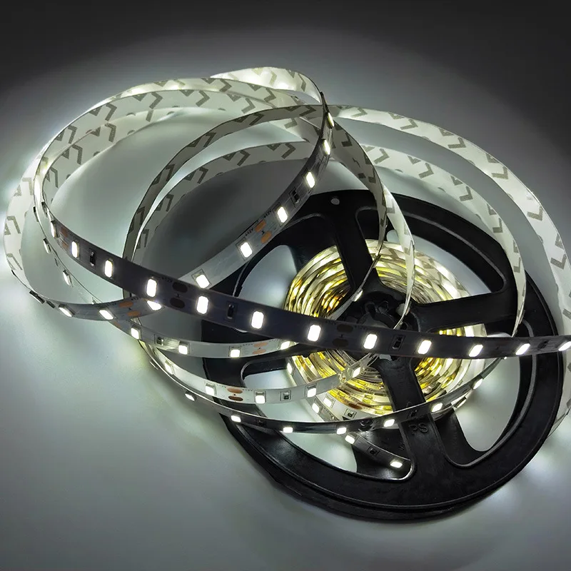 5M 10M IP65 DC12V 2800lm 아이스 블루 15000K 색상 디밍 가능 SMD 5730 LED 유연한 스트립 조명 4300k 따뜻한 흰색 8MM PC 60Led/m