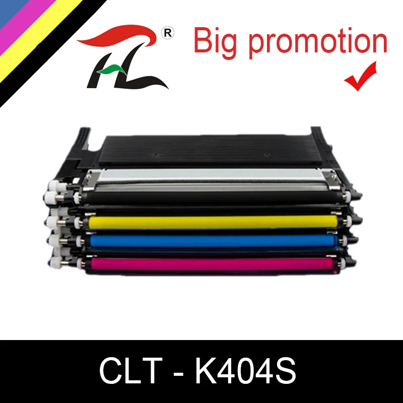 YLC toner cartridge CLT-K404S M404S C404S CLT-Y404S 404S compatible for Samsung C430W C433W C480 C480FN C480FW C480W printer