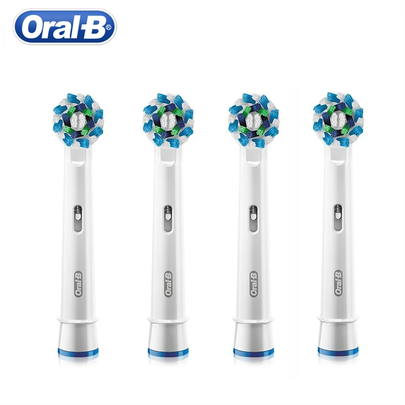 Набор насадок для Oral B EB50, сменные головки для электрической зубной щетки с мягкой щетиной, вращающиеся насадки для гигиены полости рта