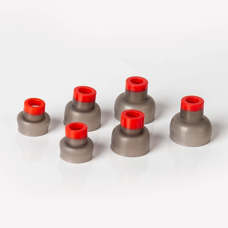 KBEAR 10 Silicone Upgrade Earphone Eartips 3 Pair(6 pcs) Noise Isolating With S M L Size For KBEAR TRI KZ Earbuds Headphone IEM