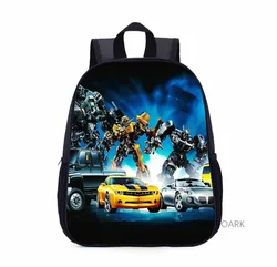 11-16 inch Transformation Car Robot Cartoon Backpack Travel Bumblebee Optimus Prime Megatron Decepticons School Supplies Gifts