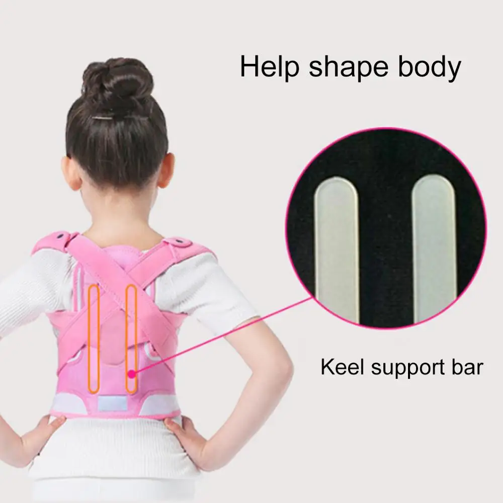 Newest Children Back Posture Correction Belt Support Correct Spinal Curvature Prevent Hunchback Straight Neck Head Fixation Belt