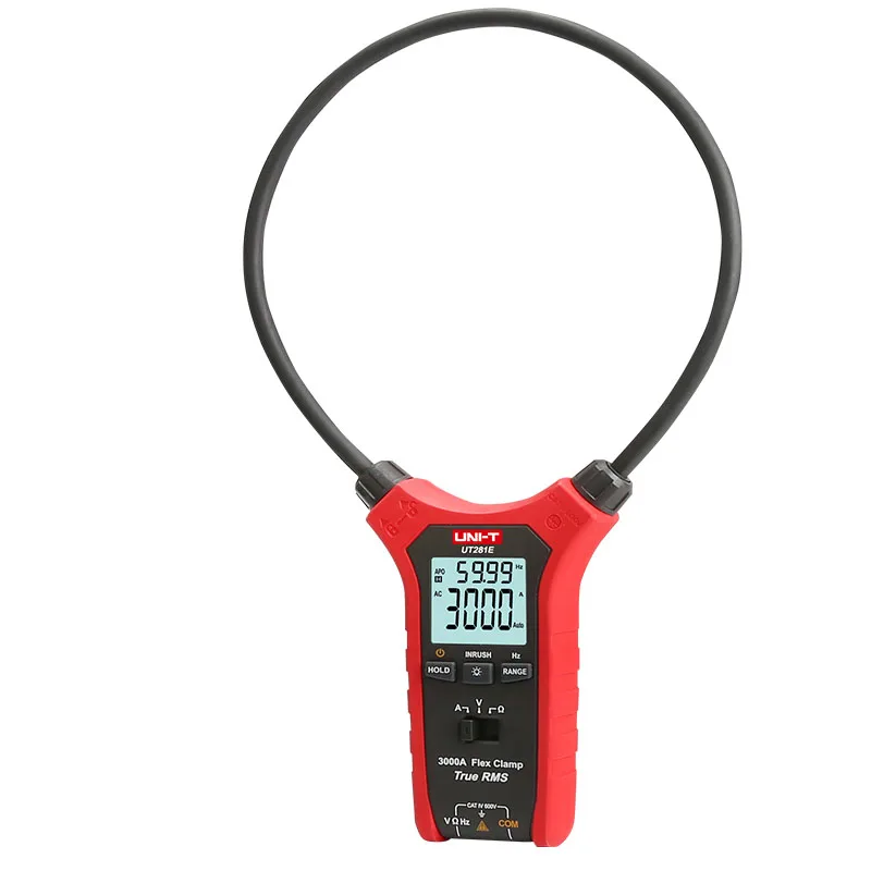 UNI-T UT281A UT281C UT281E AC 3000A Kỹ Thuật Số Linh Hoạt Kẹp Đo Đồng Hồ Vạn Năng Cầm Tay, Điện Thử Nghiệm Đèn Nền.