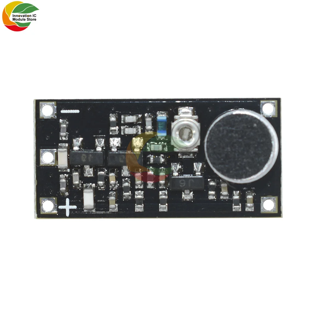 Ziqqucu DC 2 -9V 9mA 88-115MHz Mini FM Transmitter Wireless Microphone Surveillance Frequency Board Module for Arduino