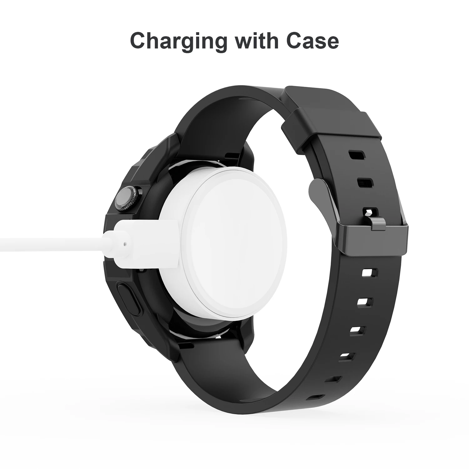 SIKAI حافظة لهاتف هواوي ساعة 3 من البولي يوريثان غطاء حماية بشريط سوار شاحن لهاتف هواوي Watch3 SmartWatch اكسسوارات