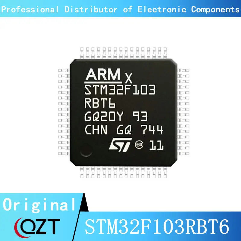 10pcs/lot STM32F103 STM32F103RBT6 QFP-64 GD32F103 GD32F103RBT6 LQFP-64 Microcontroller chip New spot