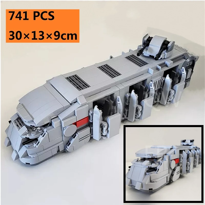 

New 741PCS Space Imperial Series Troop Transport Airship MOC-38045 DIY Building Blocks Bricks Kids for Toys Gifts Christmas