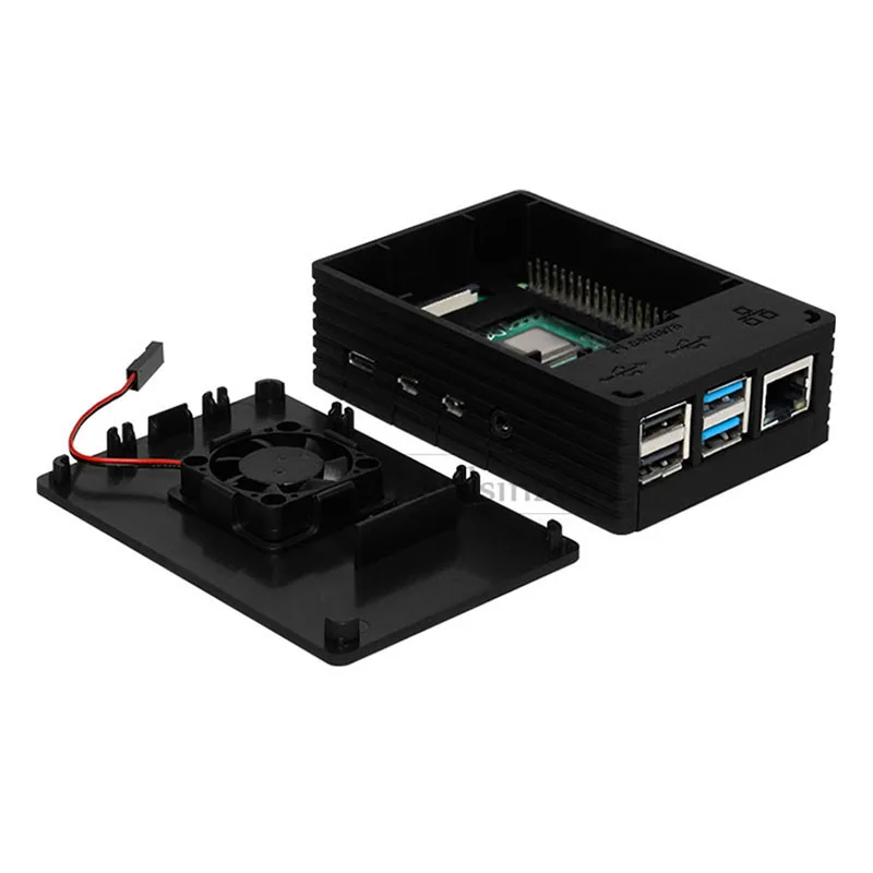 Obudowa Raspberry Pi 4 z powłoką wentylatora chłodzącego dla Raspberry Pi 4 Model B