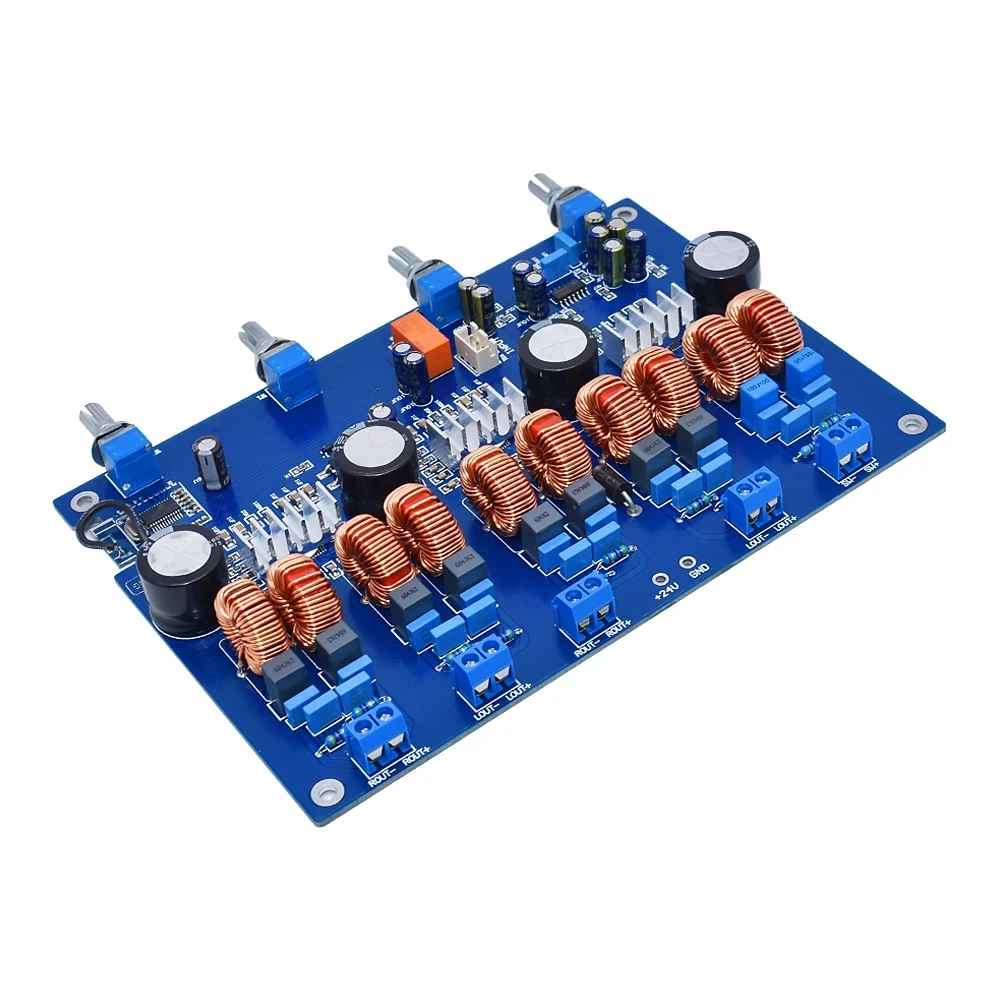 Bluetooth high power Class D amplifier board TPA3116 Bluetooth amplifier board 50W* 4+100W TPA3116D2