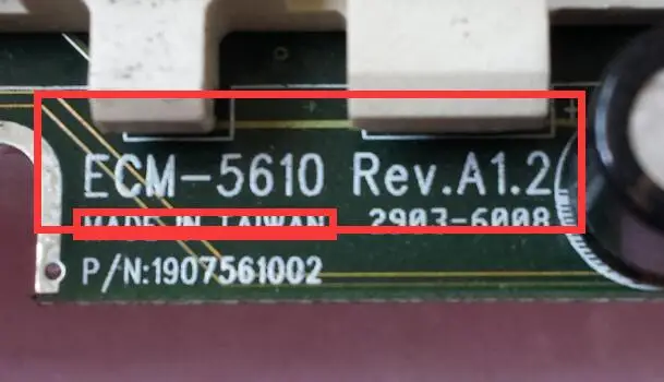 ECM-5610 REV:A1.2 100%OK Original Embedded IPC Motherboard 3.5 inch Industrial Mainboard SBC PC/104 Bus with CPU RAM