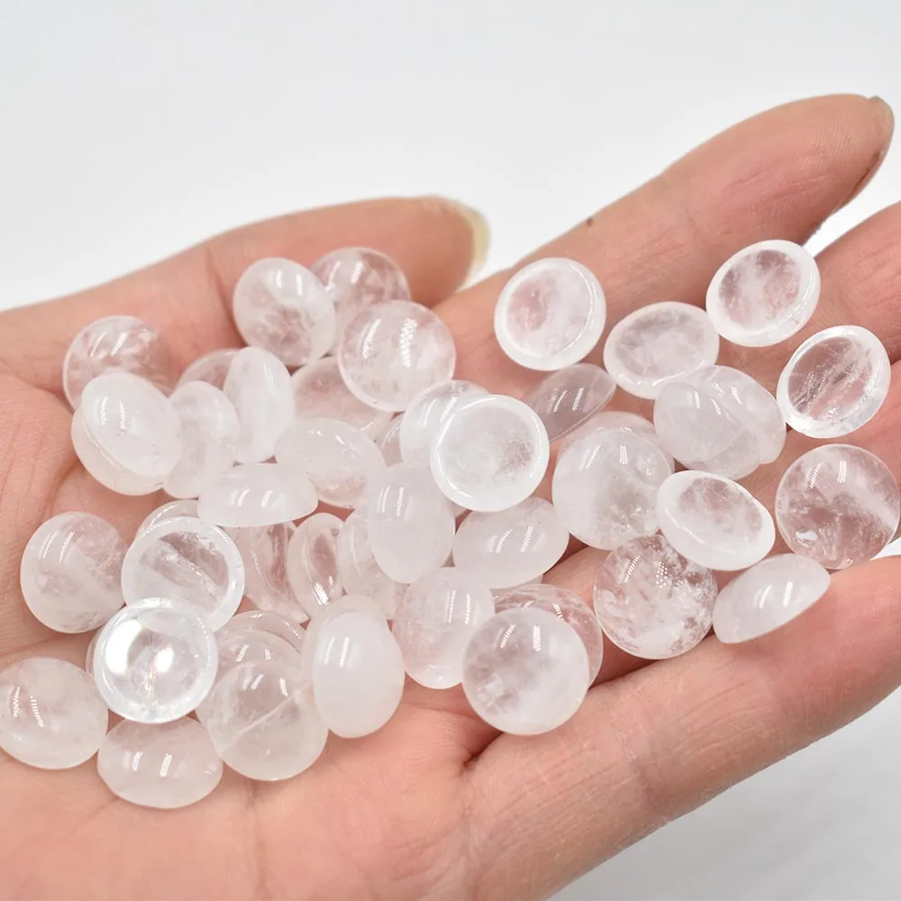 Modische, hochwertige gemischte runde CAB-CABOCHON Natursteinperlen für Schmuckzubehör, 12mm, Großhandel, 50 Stück/Lot, kostenloser Versand. – Detail 8