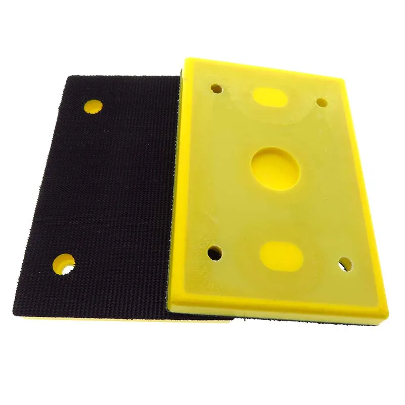 샌딩 패드 4 개 손톱 75x110MM 백업 후크 및 루프, 전기 궤도 샌더용 샌더 백킹 플레이트