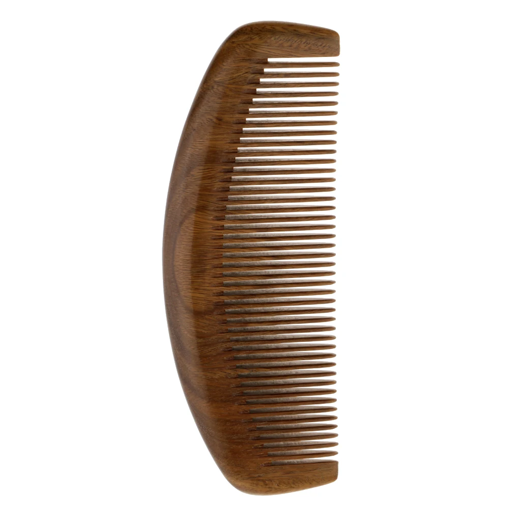 

Handmade Natural Old Sandalwood No Static Comb with Aromatic Scent for Detangling Curly Hair and Gift