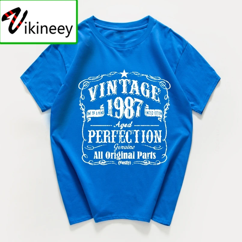 vintage 1987 cool tshirt men On The Back Graphic Novelty Sarcastic Funny T Shirt cool hip hop Hipster streetwear Tee shirt homme