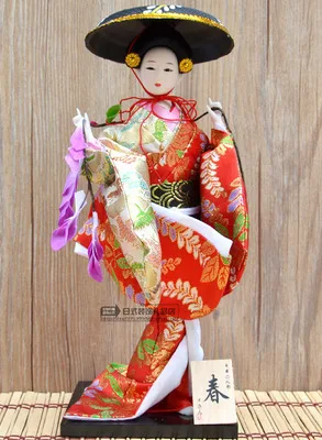 

Japanese Geisha Doll Kimono Doll Japanese Desktop Decoration Home Ornaments Japanese Type Princess Doll Gifts Toy For GirlsZL213