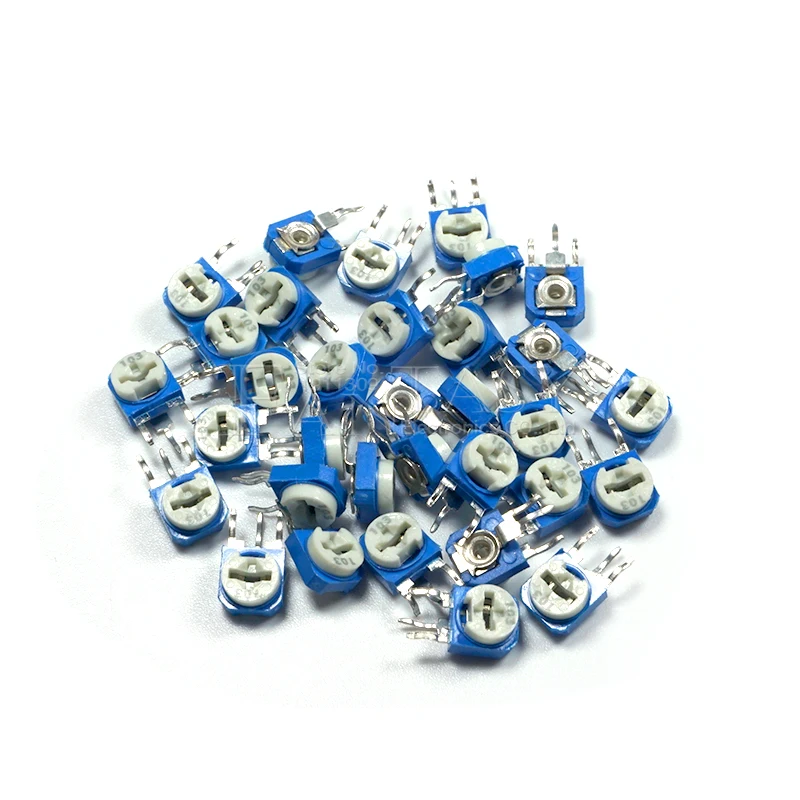 20pcs RM063 RM-063 100 200 500 1K 2K 5K 10K 20K 50K 100K 200K 500K 1M ohm Trimpot Trimmer Potentiometer ตัวต้านทานตัวแปร