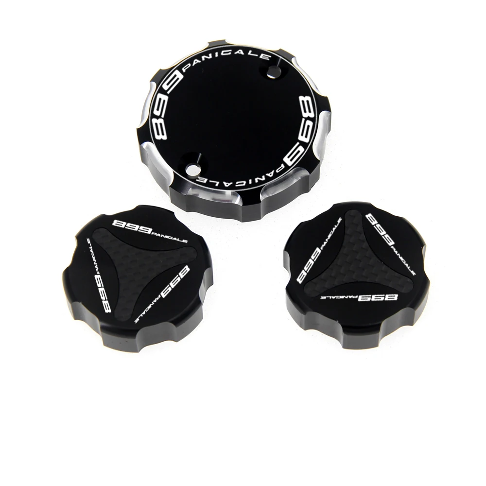 For DUCATI 899 Panigale 2014 2015 2016 Motorcycle Parts Front Brake Clutch & Rear Brake Fluid Reservoir Cover