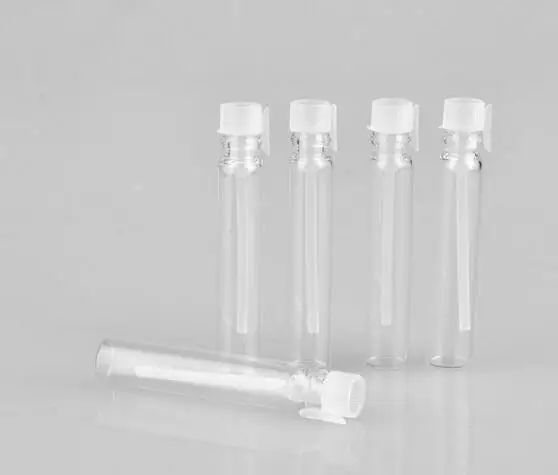 Factory Price 10000pcs/lot 1ML 2ML Mini Glass Perfume Vials , Sample Perfume Bottles For Essential Oils Parfume