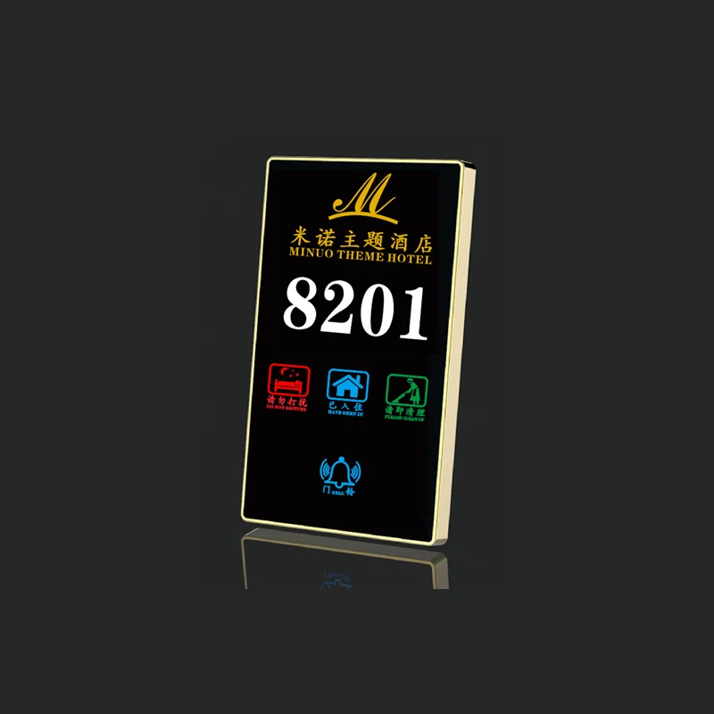 Digital Signage Displays Bell Door 220V 110V Hotel Room Electronic Number Display Sign System