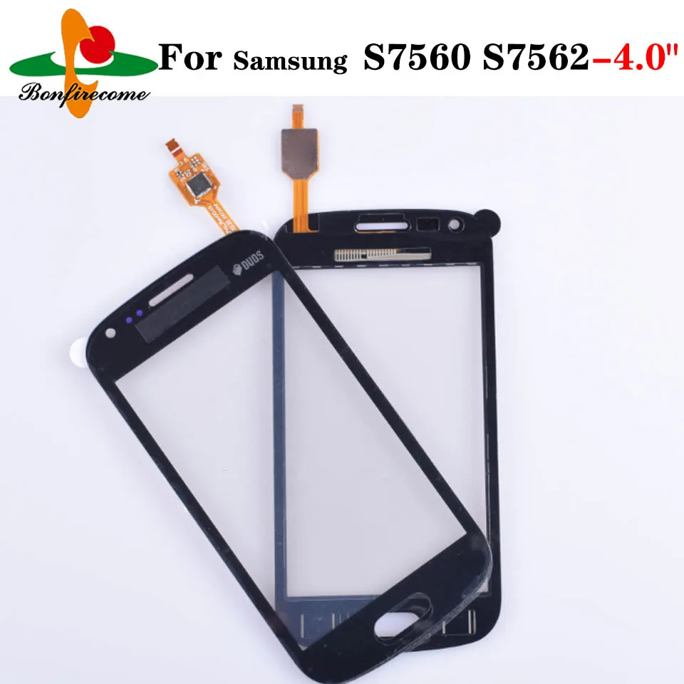 

10Pcs\lot For Samsung Galaxy Trend Duos S7562 S7560 GT-S7562 GT-S7560 Touch Screen Digitizer Sensor Front Glass Lens Replacement