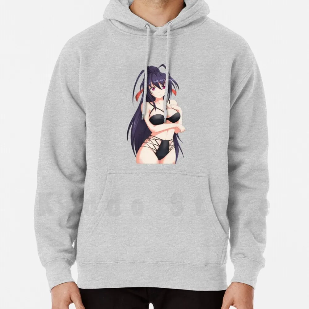 Himejima Akeno Bra Boobs ( High School Dxd Lewd ) ? Hoodie Long Sleeve Akeno Rias Gremory Highschool Dxd High