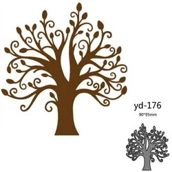 Metal Cutting Dies Cut Mold Tree Decoration Scrapbook Paper Craft Knife Mould Blade Punch Stencils