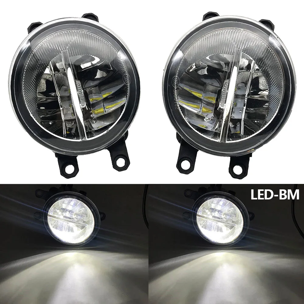 2PCS Super Bright LED Fog Light Left Right H11 Socket Lamps For Toyota Prius C 2012-2013 For Toyota Prius V 2012-2014