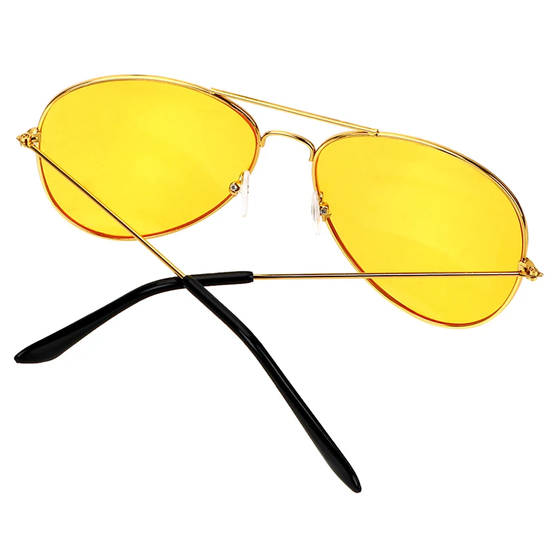 Myopia Night Vision Pilot Sunglasses Women Men Driving Glasses Yellow Lens Nearsighted Shortsighted Spectacles -1.0~-6.0 N5