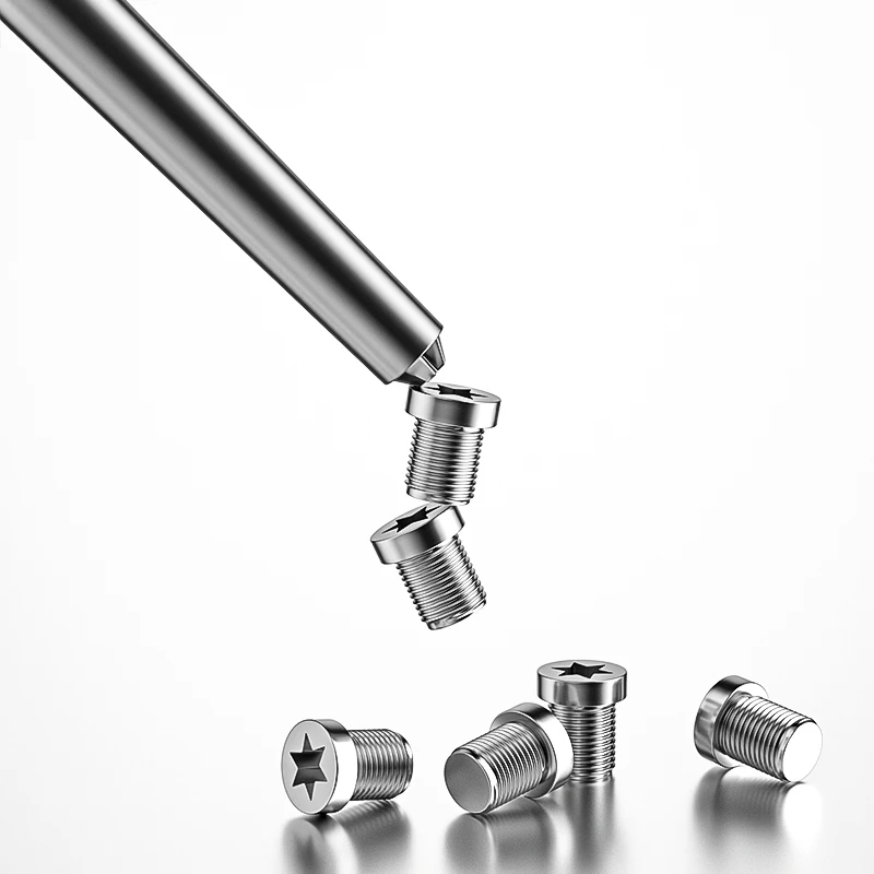 Saytl 1 pces/5 pces conjunto de precisão 3d chave de fenda de azeitona para iphone android parafuso driver reparação do telefone móvel ferramentas manuais