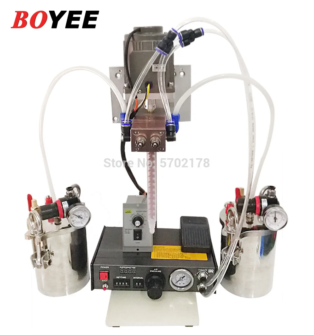 

118AB 3:1 Epoxy resin potting machine power supply silicone electric hybrid two-liquid potting automatic ab dispensing machine