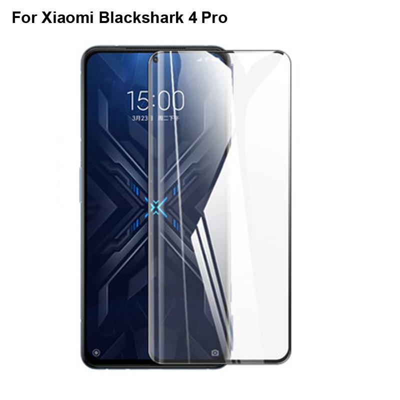 2PCS Ultra-Thin screen protector Tempered Glass For xiaomi mi black shark 4 Pro full Screen protective blackshark 4 Pro