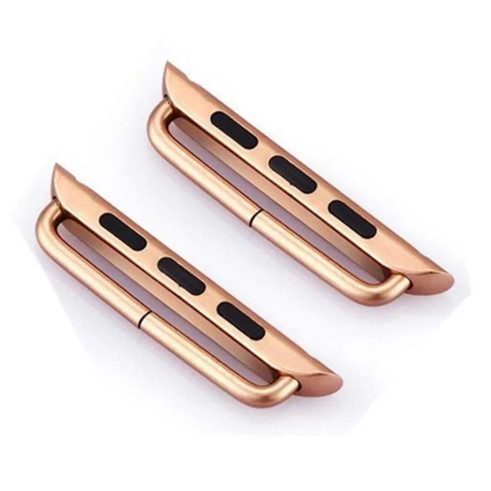 Adapter connector For Apple Watch band 44mm/40mm 45mm/41mm 42mm/38mm Stainless Steel connector iwatch apple watch 5 4 3 se 6 7 8 image 3