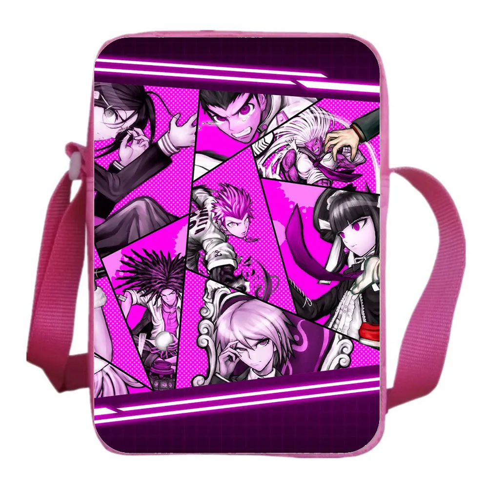 Danganronpa Mini Small Backpack Crossbody Bag School Bag Backpack Casual Boy Girl Shoulder Bag Diagonal  Light Phone Bag Mochila