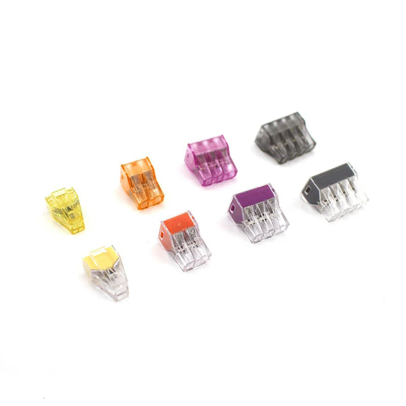 Wire Connector Push-in 733 102/104/108 2-8 Pin Quick Universal Compact Wiring Conector Terminal Block Electrical Led Light