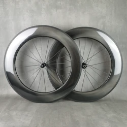 Ruote in carbonio per bici da strada, freno 700C, V, profondità 88mm, larghezza 25mm, copertoncino/tubolare, finitura lucida UD, ruote con telaio alto, mozzo DT