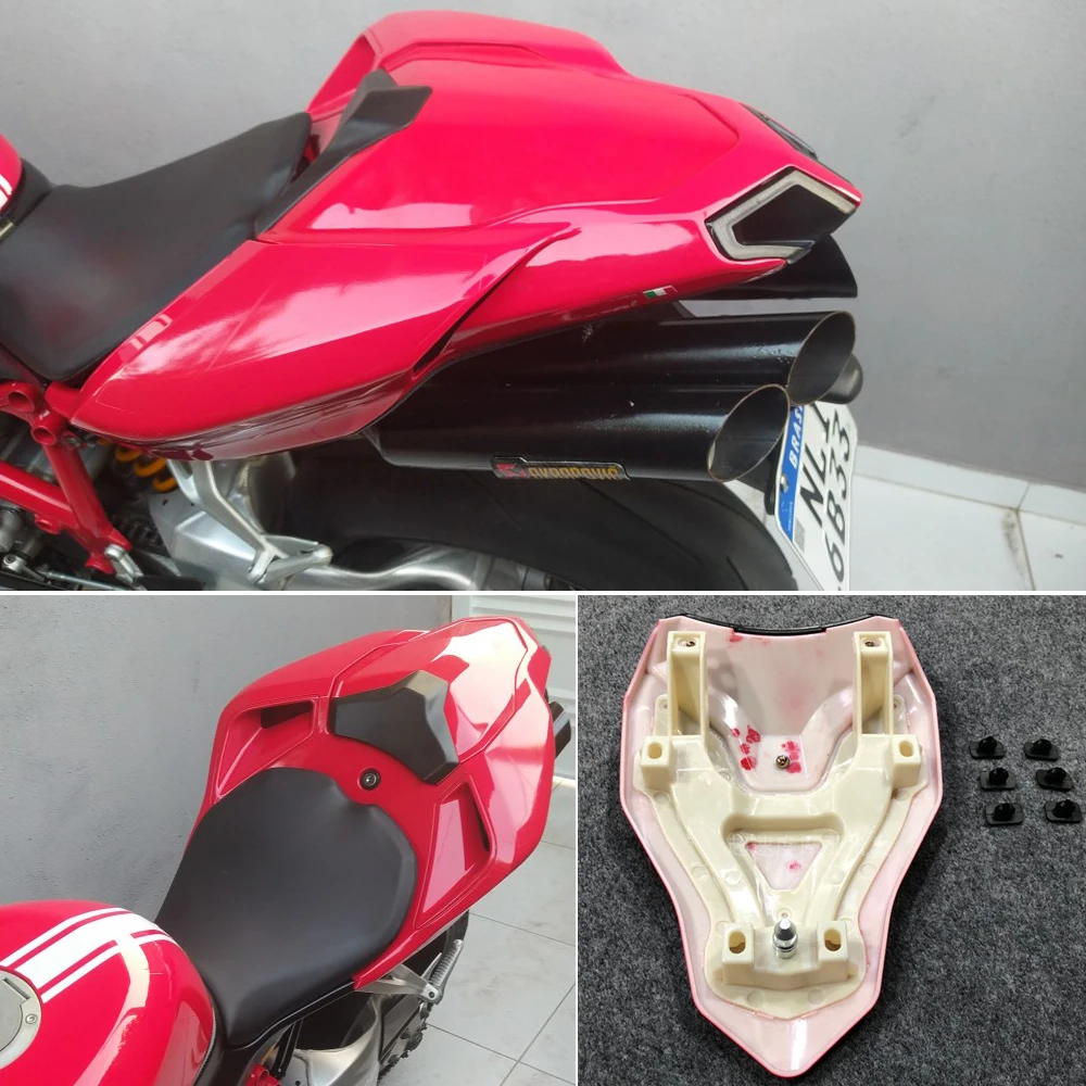 For Ducati Superbike 1198 848 1098 Seat Cover Cowl Fairing Rear Passenger Pillion 07 08 09 2010 2011 2012 Motorcycle Accessories