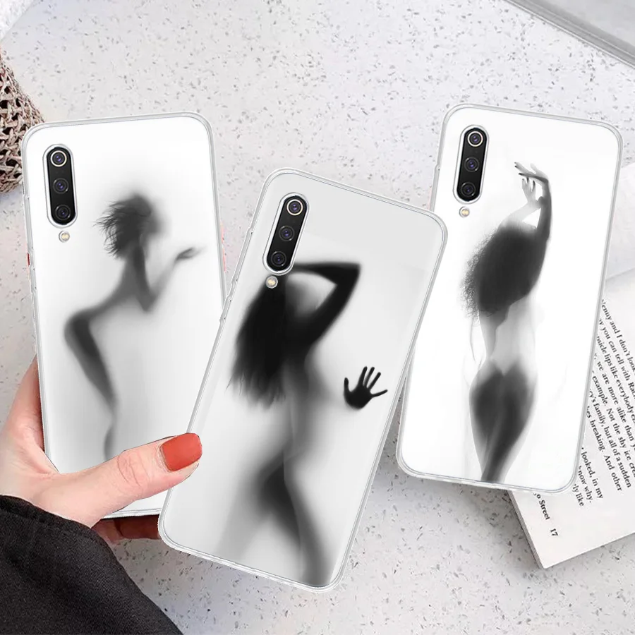 Woman Silhouettes Sexy Lady Girl Silicon Call Phone Case For Xiaomi Redmi Note 13 12 12S 11 11S 10 10S 11T 11E Pro Plus 9 9S 9T 