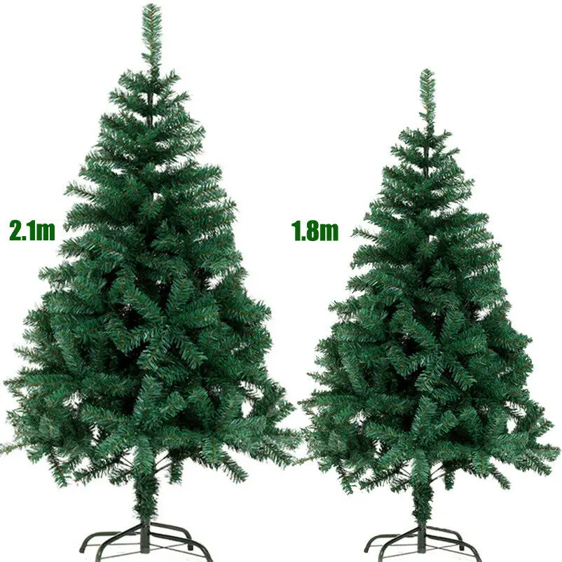 

180cm 210CM Artificial Christmas Tree 6ft 7ft Green Cristmas Fake Pine New Year