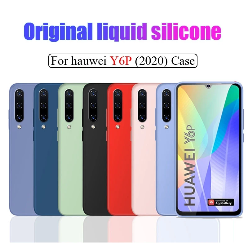 Чехол для телефона Huawei Y6P 2020, Женский чехол для телефона Huawei Y6 P, защитный силиконовый чехол ярких цветов